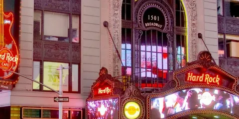 Hard Rock Cafe 紐約時代廣場分店餐飲體驗