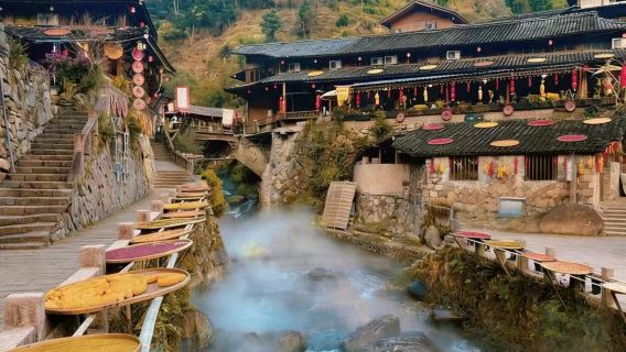 Nanxi River Day Tour · Autumn Harvest Special Route · Huangnan Linkeng Ancient Village + Donglu Village + Red Maple Ancient Path