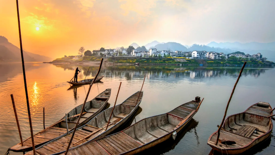 Anhui Huangshan : Galerie du fleuve Xin'an + Maisons en terre de Yangchan + Village de Shitan | Guide touristique en chinois/anglais et autres langues | Voiture avec chauffeur personnalisée