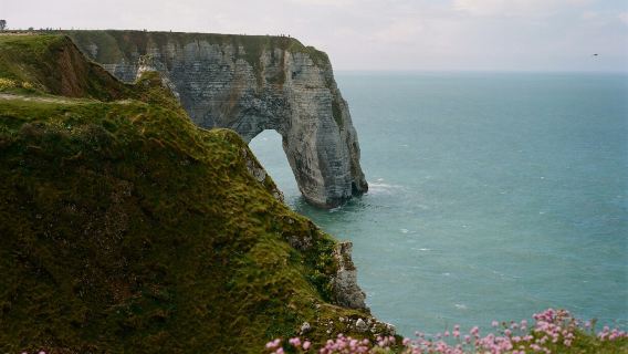 Departing from Paris: private chartered tour to Fondation Monet in Giverny and Étretat white cliffs of Normandy [excludes admission tickets]