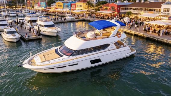 Huizhou yacht birthday proposal ~ Huizhou Jeanneau 68-foot French-imported yacht private charter