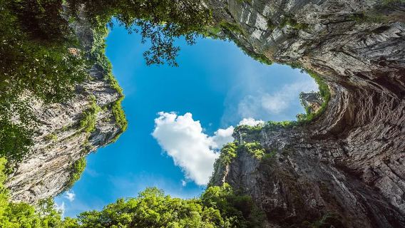 Pick-up available for 2-8 people | Small group tour to Three Natural Bridges + Longshuixia Fissure Gorge + Wujiang gallery