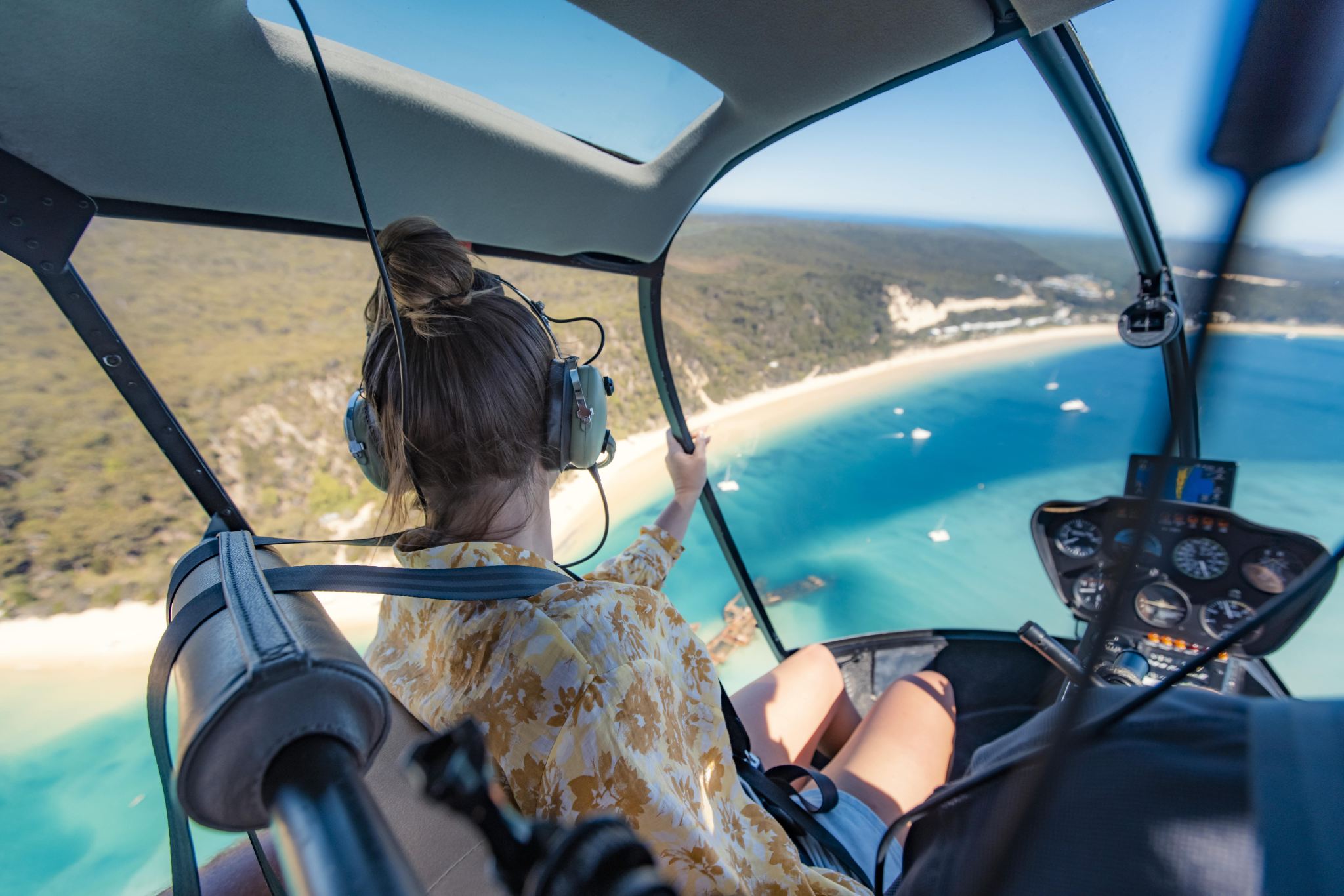 Tangalooma Sea to Sky Day Cruise with Desert Safari Tour