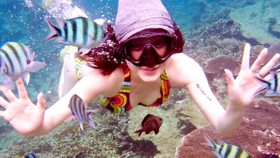 越南富國島香島一日遊【快艇/木船包船+浮潛+跨海纜車+跳島】