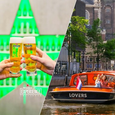 Amsterdam: Pelayaran Wisata 1 Jam + Tiket Masuk Heineken Experience