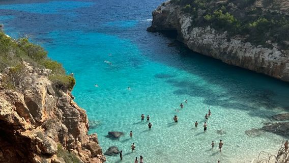馬略卡果凍海雙灣+帕瑪大教堂&溶洞音樂會:祕境包車一日遊