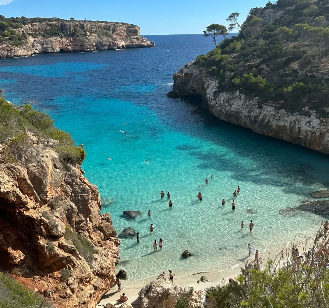 馬略卡果凍海雙灣+帕爾馬大教堂&溶洞音樂會：秘境包車一日遊