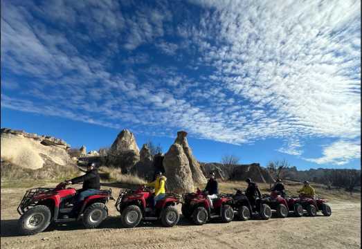 Cappadocia: Sunset or Daytime ATV Adventure Tour with hotel transfers and Guide