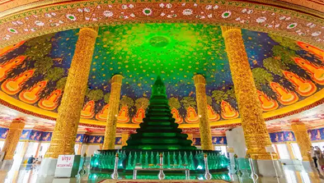 曼谷水門寺+暹羅古城+三頭神像博物館一日遊丨中英日三語導遊