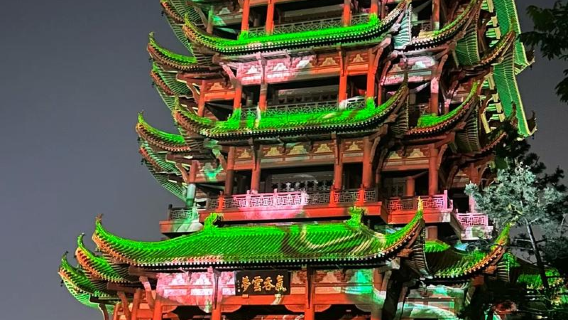 黃鶴樓2.5H獨立包團解說橄欖遊●資深導遊精講提供耳機