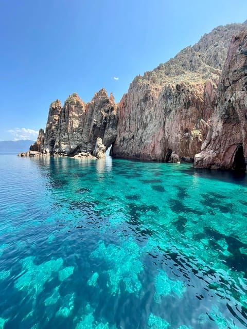 Sagone/Cargèse: Scandola, Piana, Girolata Cruise W/Swimming