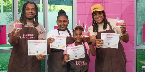 在納什維爾自製捲筒雪糕