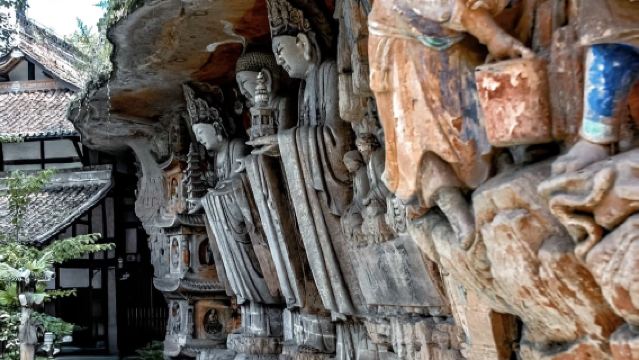 大足石刻寶頂山+博物館+昌州古鎮+北宋街|臻純玩·可選全景遊