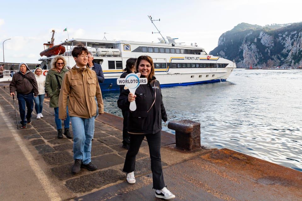 Naples: Capri & Anacapri ferry included - Small Group Tour