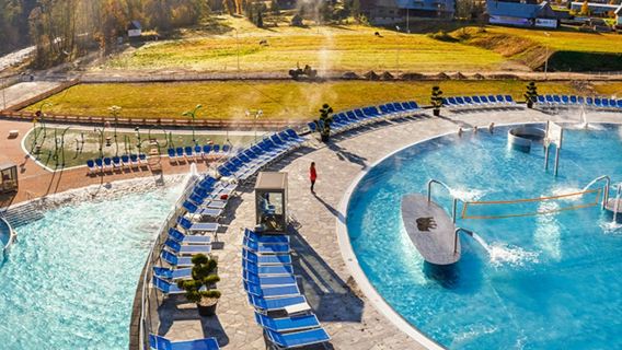 Chochołowskie Termy: 3-Stunden-Pass + Transfer von Krakau