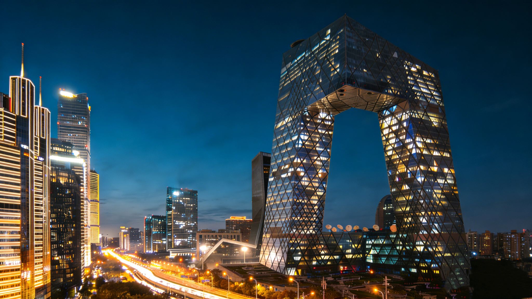 Pechino di notte: un esclusivo tour privato dei suoi punti di riferimento illuminati