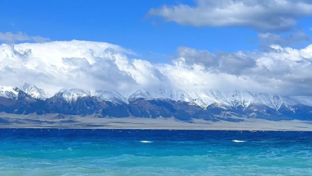 Berlepas dari Yining [Tasik Sayram + Jambatan Guozigou] Litar Klasik Mengelilingi Tasik
