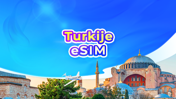 Turkije 5G eSIM | Dagbundel/Data Bundel | 1-30 dagen | 24-uurs facturering | QR-code