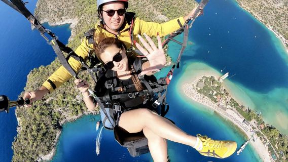 Experiencia de parapente en Go Fly + traslado al hotel en el centro de la ciudad mismo precio para todos los públicos
