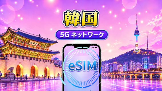 韓国  5G eSIM｜Googleマップ・ChatGPT対応｜日次／総量データプラン｜24時間ごとに計算｜1〜30日｜QRコード