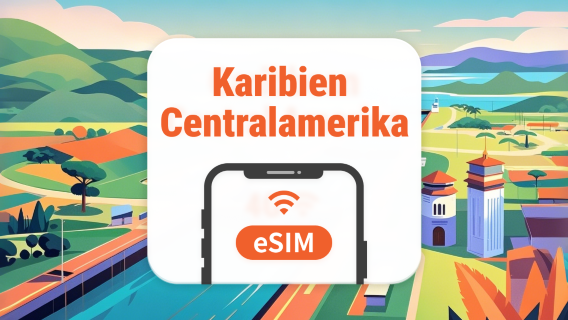 Centralamerika & Karibien 13 länder eSIM | Alla AI & TikTok | 1–30 dagar | QR-kod