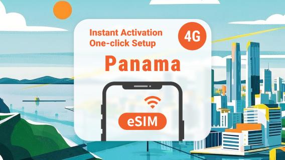 Panama eSIM | Ondersteunt ChatGPT & TikTok | 1–30 dagen | Directe QR-code