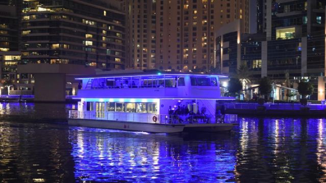 From Dubai Cruise: Gourmet Dinner Cruise on the Marina