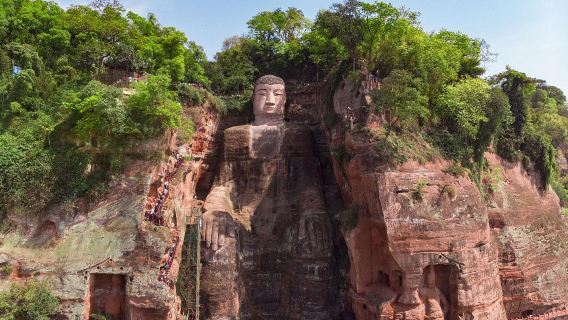 Visita obligada en Chengdu: Base de Pandas + Gran Buda de Leshan (recorrido grupal en inglés de 1 día)