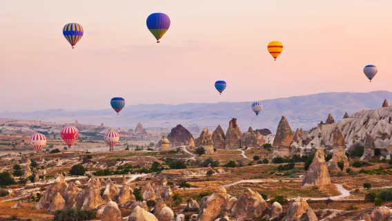 Hot Air Balloon Ride in Cappadocia Göreme | First Sunrise Flight Experience