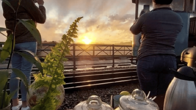 ヴィクトリアの滝：観光トラム