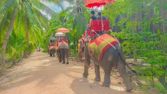 กรุงเทพฯ ขี่ช้างดอนเมืองสะดวกสบายค่ายช้างเนินยาว//ขี่ช้าง-ATV-โชว์สัตว์|ขี่ช้างชมวิว ผจญภัยในป่า และชมความงามของสาวกะเหรี่ยงคอยาว