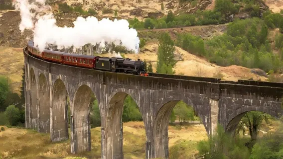 Passeio de um dia em Edimburgo: Viaduto de Glenfinnan nas Terras Altas da Escócia (ponto turístico para fãs de Harry Potter)