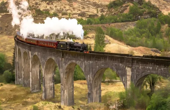 英國愛丁堡 葛籣菲南高架橋蘇格蘭高地一日遊 哈利波特影迷打卡