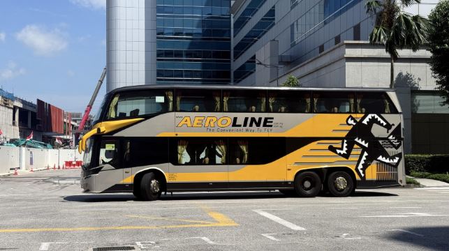 新加坡馬來西亞Aeroline豪華大巴票，新加坡到吉隆坡檳城，新加坡=吉隆坡=檳城巴士票