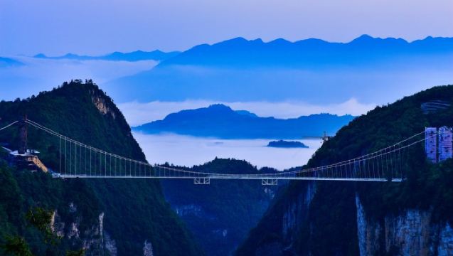 張家界大峽谷景區（玻璃橋）一日遊【一價全含+私家團上門接駁】