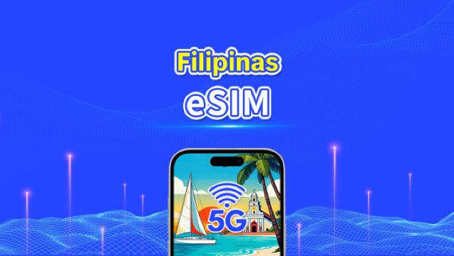 eSIM Filipinas | Dados de alta velocidade | 5G/4G | Pacote diário/de dados | Dia natural | 1-30 dias | Código QR