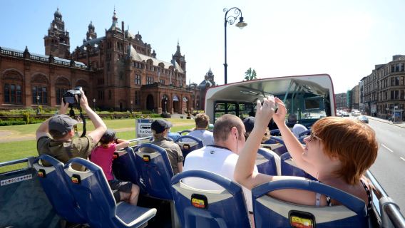 Glasgow hop-on hop-off bus ticket