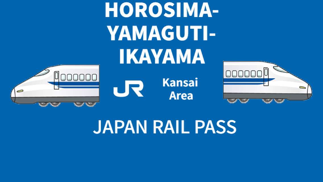 JR PASS Japan Hiroshima & Yamaguchi area 5-day rail pass