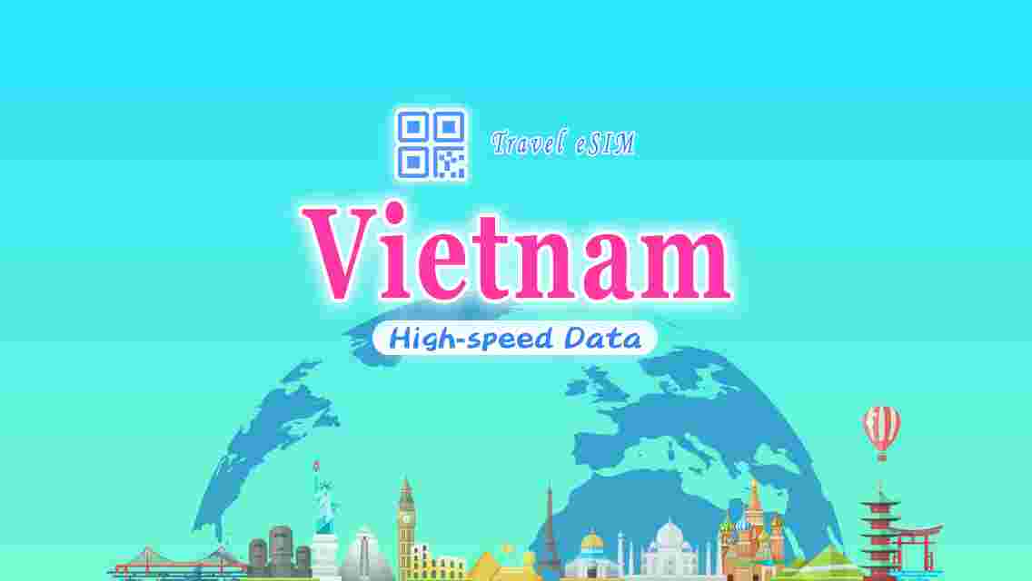 Vietnam eSIM | 4G | Total Package&Day Pass | Natural Day | 1-30days | QR code