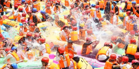 【鄭州·洛陽·漯河·許昌·平頂山直發】堯山天河漂流純玩1日遊