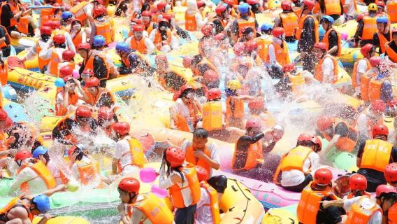 【鄭州·洛陽·漯河·許昌·平頂山直發】堯山天河漂流純玩1日遊