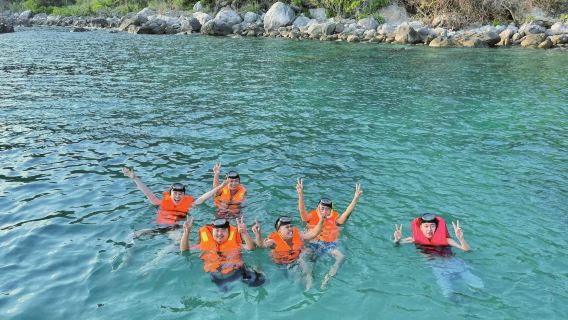 Excursion à la journée sur l'île de Cham avec plongée avec tuba, plongée sous-marine optionnelle et spa – Au départ de Da Nang/Hội An