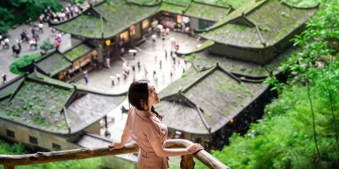 【贈遊船】重慶武隆天生三橋+龍水峽地縫+烏江【8人內航空車】