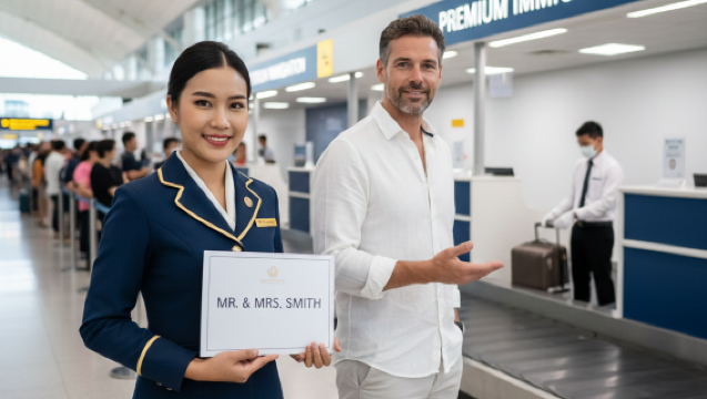 Usługa przyspieszonej odprawy imigracyjnej: Lotnisko Don Mueang w Bangkok