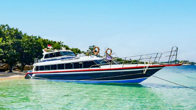 Penida-Schnellboot Schiffsfahrkarte Einzelfahrt Hin- und Rückfahrt Sanur Hafen - Penida Banjar Nyuh Hafen