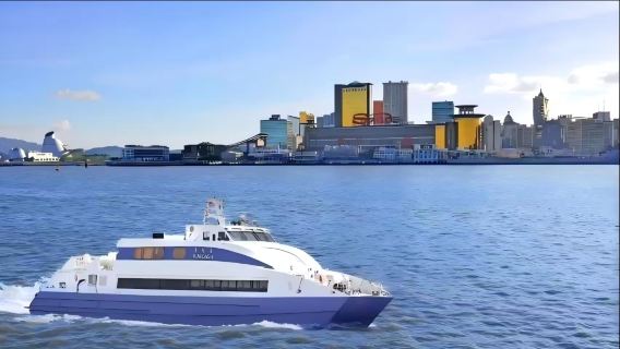 Direct high-speed ferry from Shenzhen Shekou to Hong Kong (Sheung Wan) Macau ferry terminal for departure/return