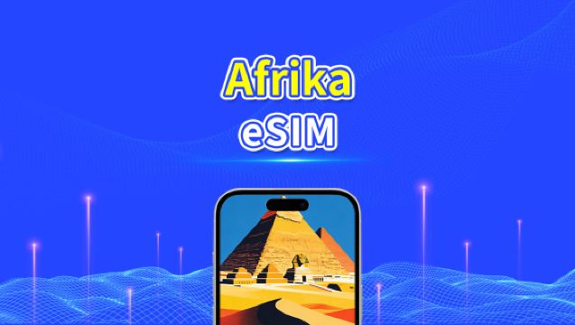 Afrika eSIM | 4G | Dagelijks/Totaal Datapakket | 1–30 dagen | 24-Uurs Facturering | QR-code