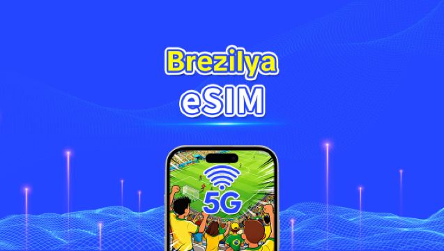 Brezilya eSIM | 5G/4G | Günlük Paket/Veri Paketi | Yüksek Hızlı İnternet | 24 Saat | 1-30 Gün | QR Kodu