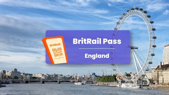 [Billete electrónico] Pase BritRail para Inglaterra (3 días / 4 días / 8 días / 15 días / 22 días / 1 mes consecutivos)
