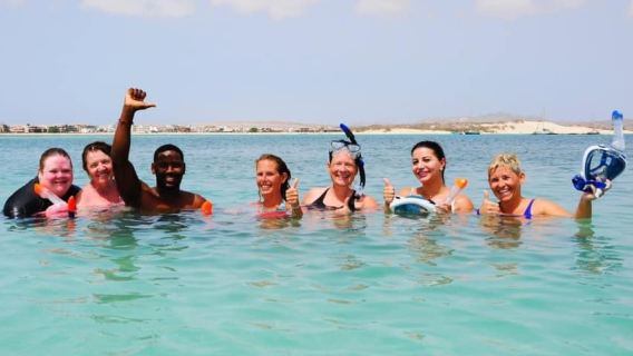Boa Vista: Περιήγηση με καταδύσεις με αναπνευστήρα σε 2 υφάλους στο νησί Djeu